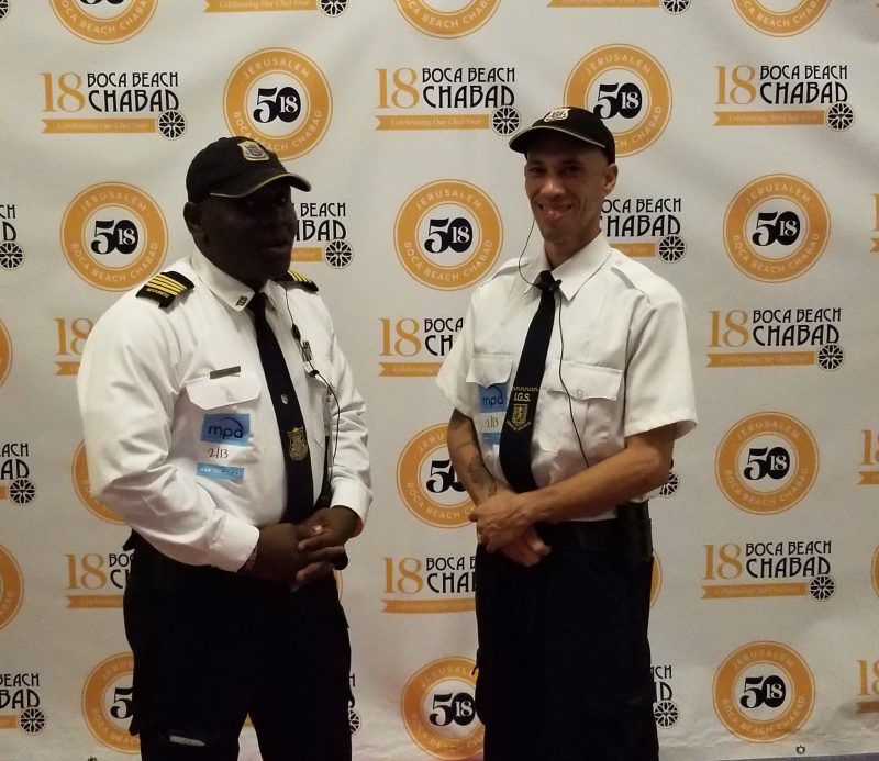 Two International Global Security officers