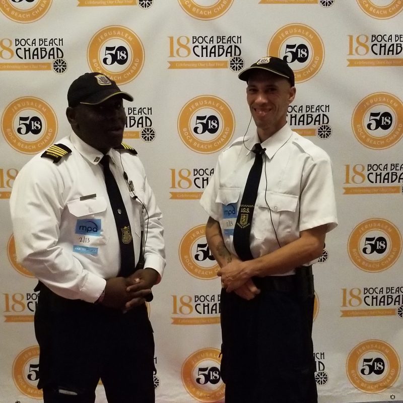 Two International Global Security officers